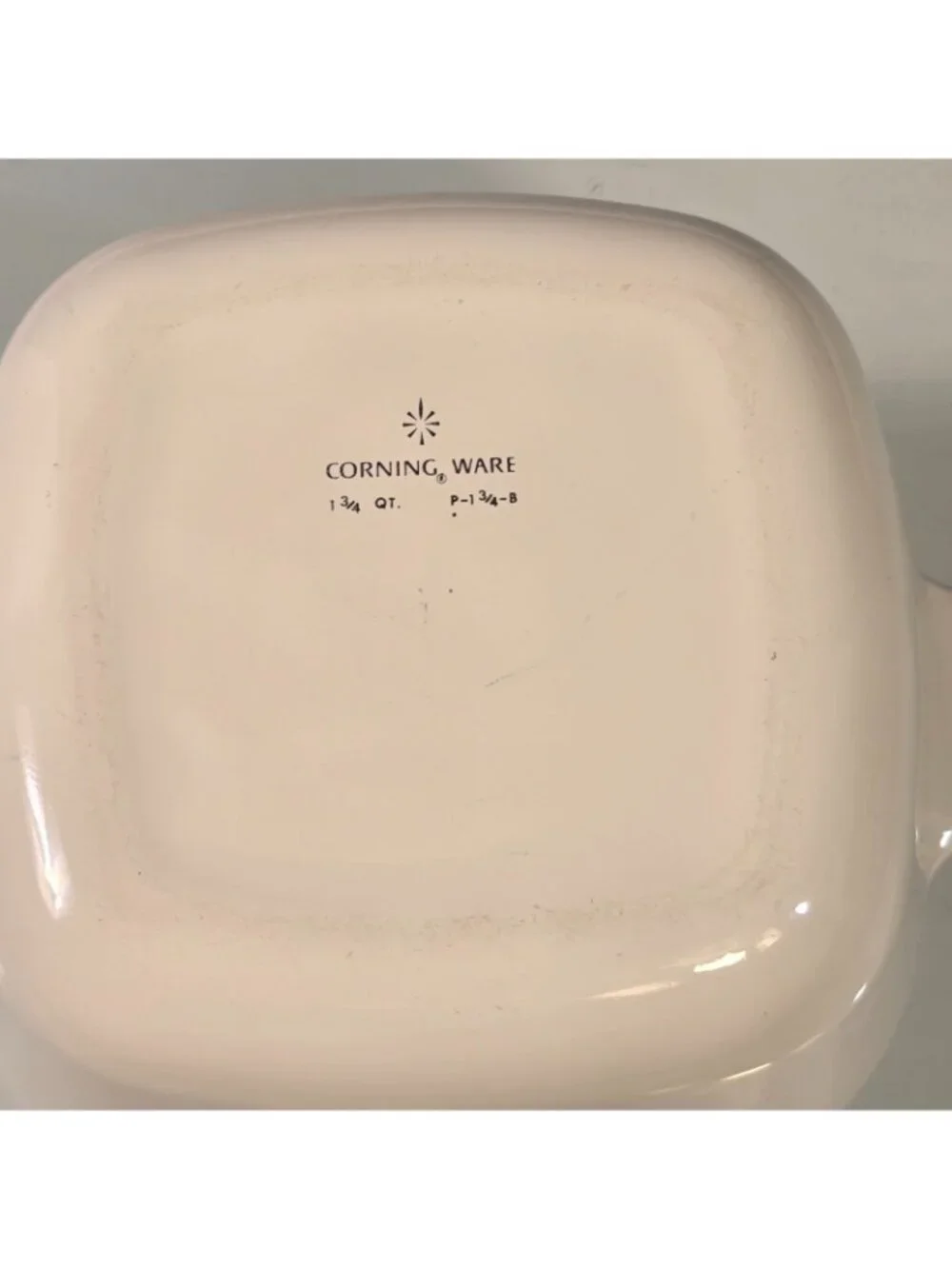 Corning Ware Blue Cornflower Casserole Dish 1.75 Qt NO LID Vintage P-1 3/4-B